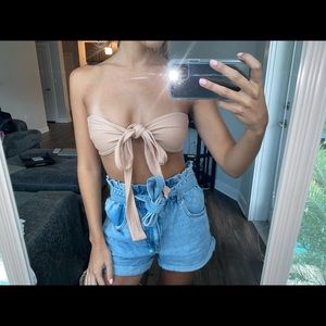 cute summer tie crop top